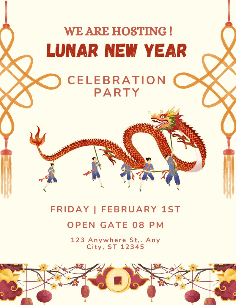 hosting a chinese new year party