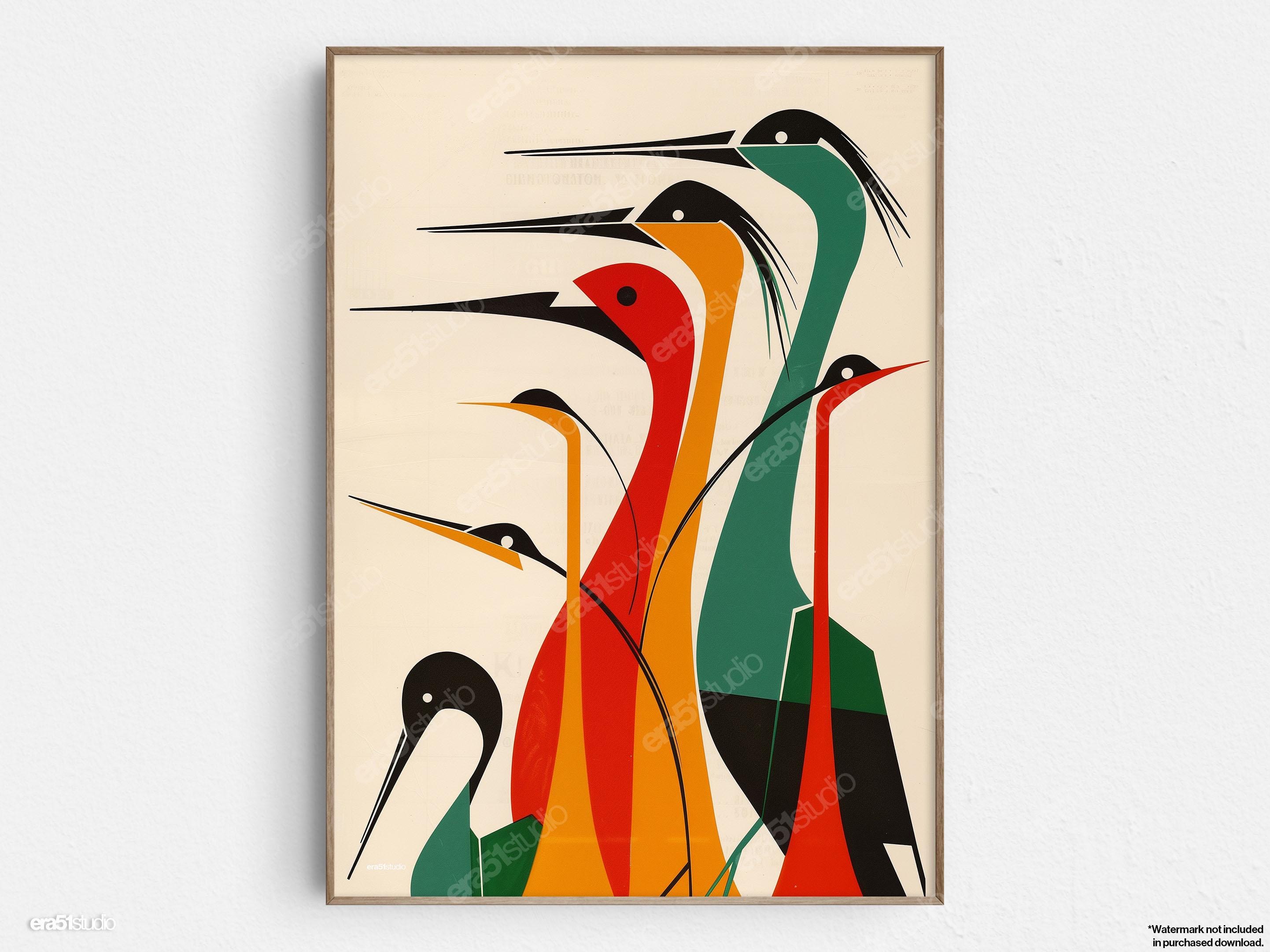 MID-CENTURY MODERN アート作品満載です。