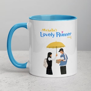 Gepersonaliseerde mooie loper 11oz mok | Kdrama-mok | Tot ziens Woo-Seok | Kpop | Koreaans cadeau