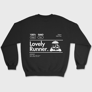 Lovely Runner Black Unisex Sweatshirt | Lovely Runner | Byeon Woo Seok | Kim Hye Yoon | Kdrama | Korean Gift