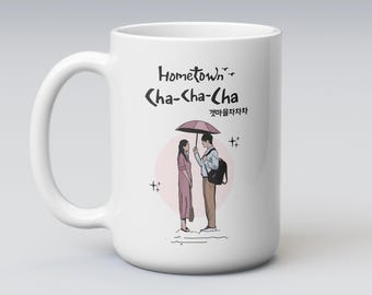 Hometown Cha Cha Kdrama Mug Cup | Korean Drama  | Korean Gift | Shin Min Ah