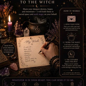 Etsy Witch - Share Your Wishes With The Witch - Digital Download Certificate