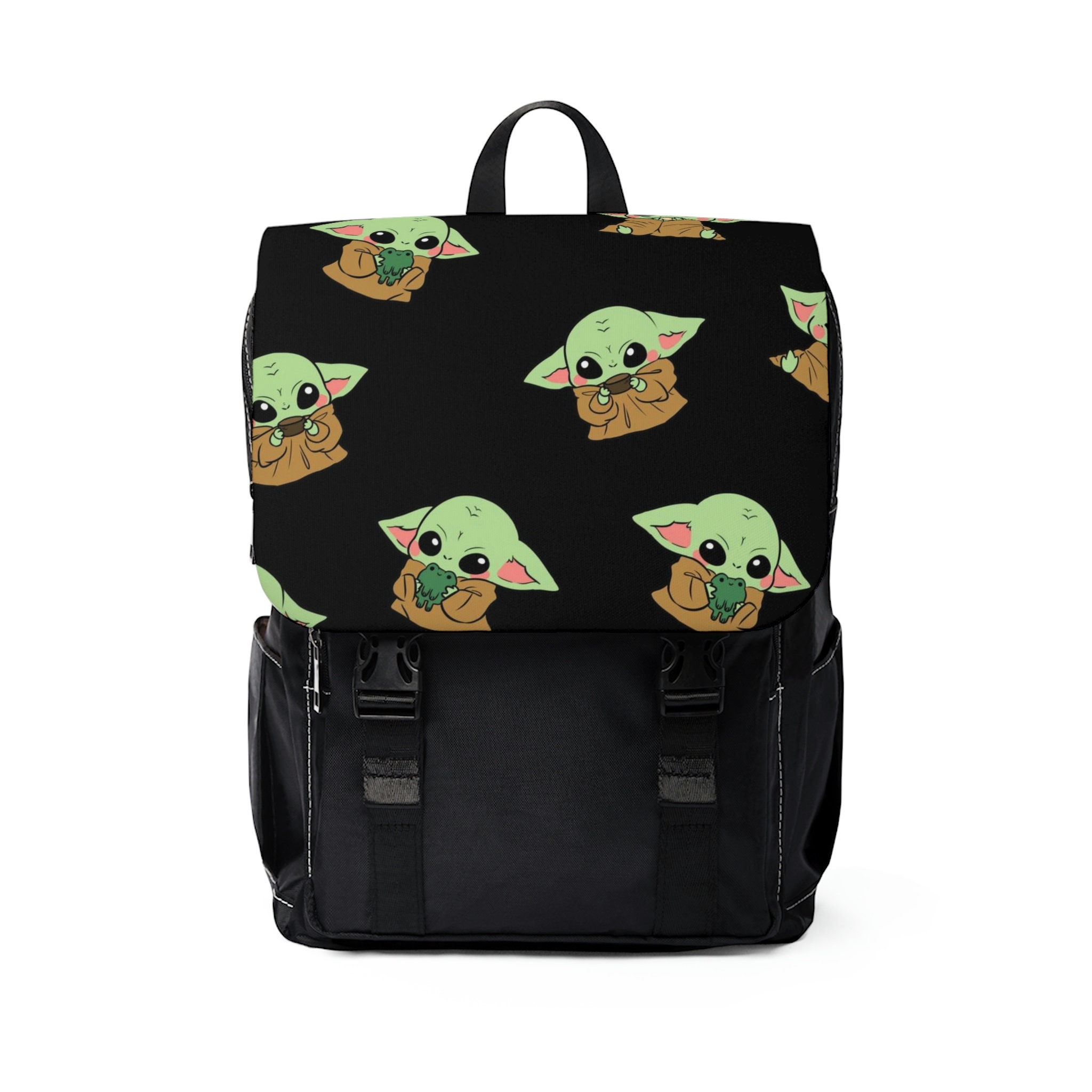 Discover Baby Yoda Unisex Casual Shoulder Backpack