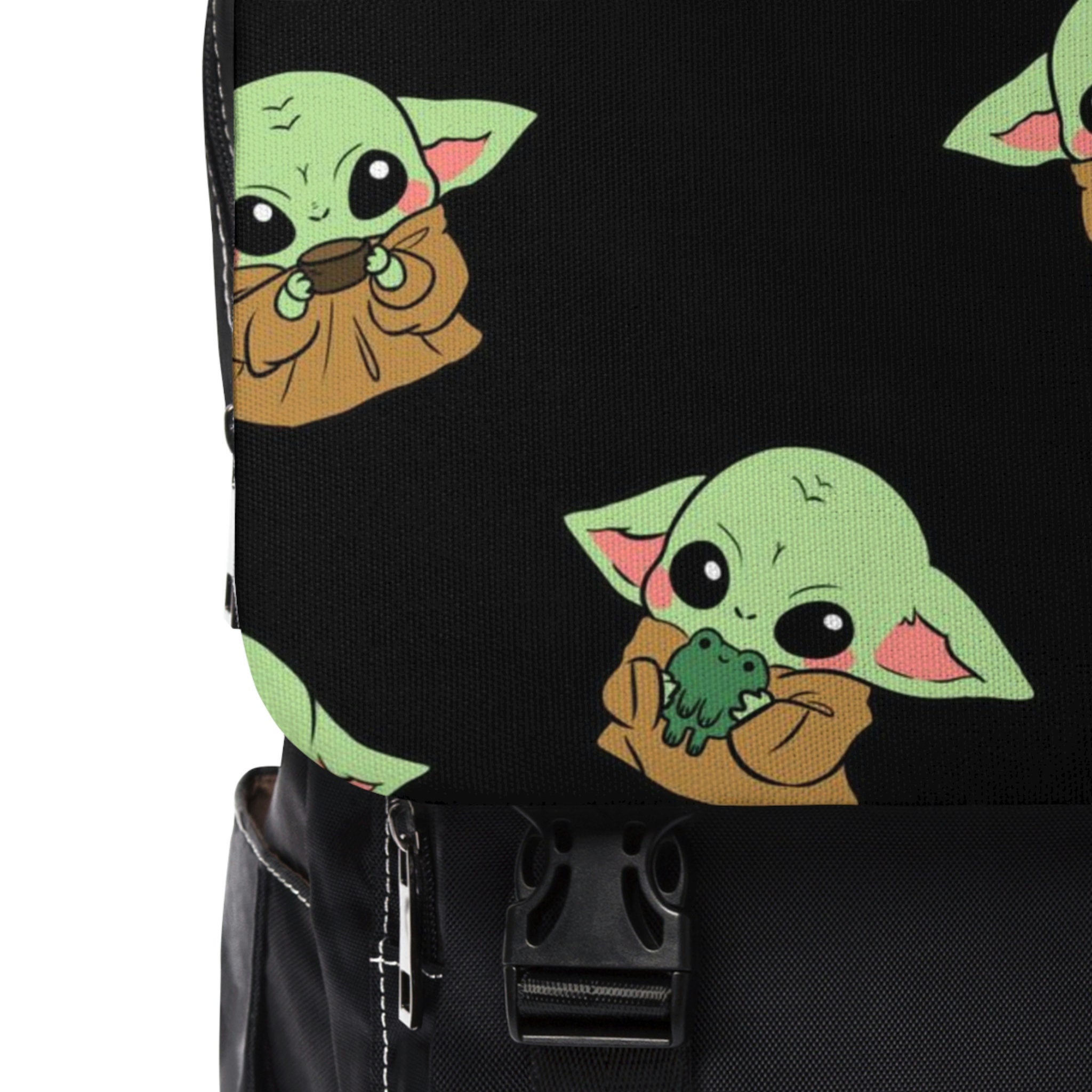 Baby Yoda Unisex Casual Shoulder Backpack