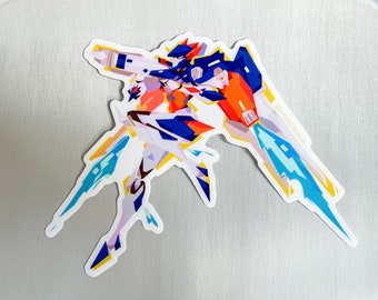 Pharah-Mechaqueen Overwatch/ Vinyl Sticker 6x6 in