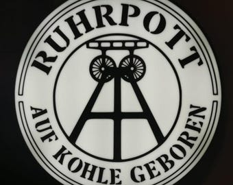 Handcrafted “Born on Coal” – Ruhrpott Coal Mine Lightbox