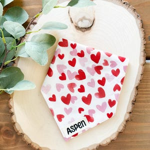 Be Mine - Over The Collar Dog Bandana