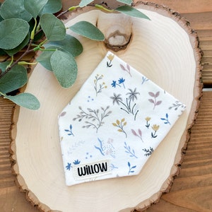 Wildflower - Over The Collar Dog Bandana