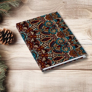 Textile Print Journal,  Blank Journal, Lined Journal, Diary, Sketchbook, Hardcover Journal, Gifts for her, Lined Notebook, Blank Notebook