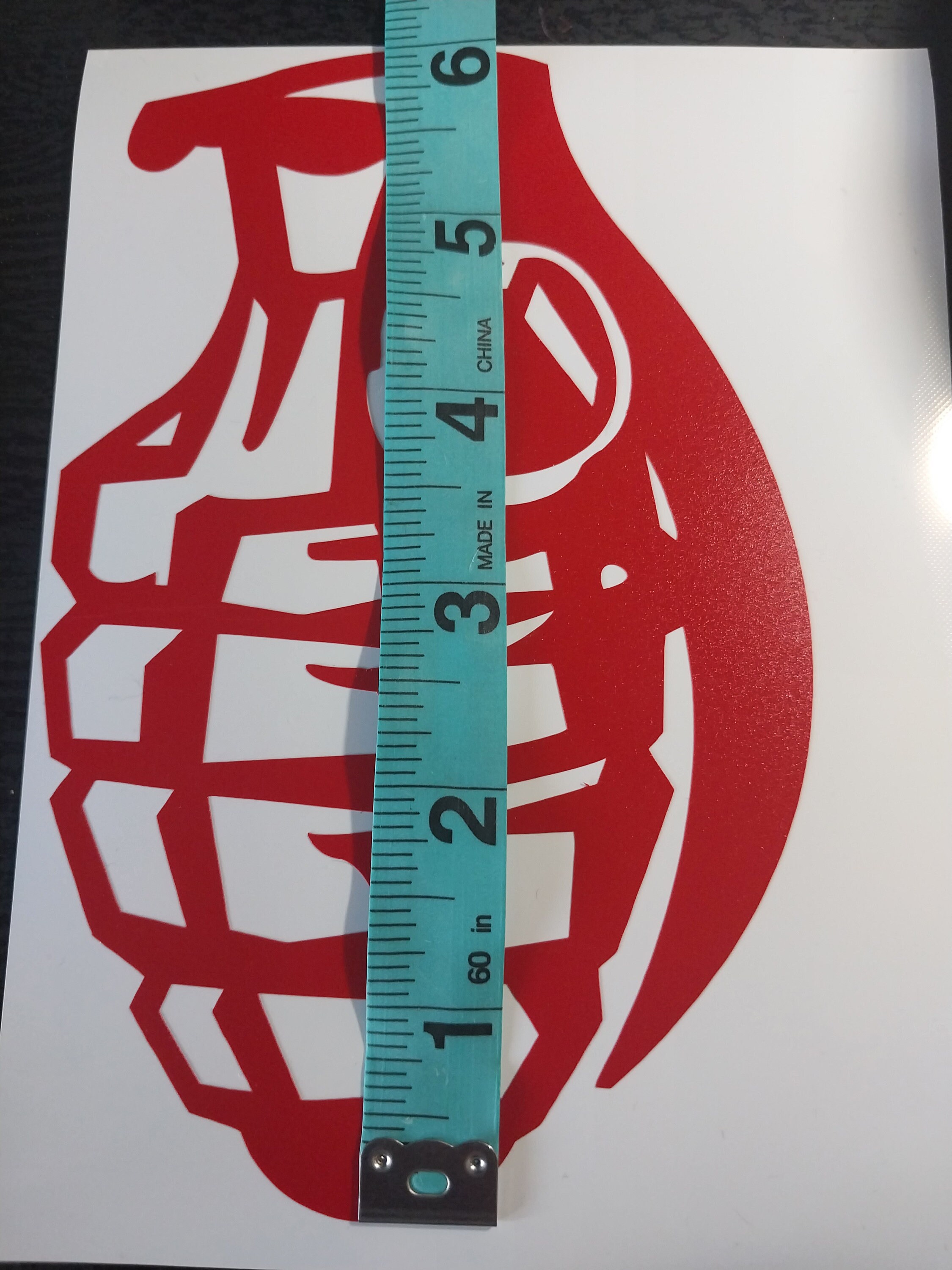 Grenade Permanent Vinyl Window Decal/sticker Etsy