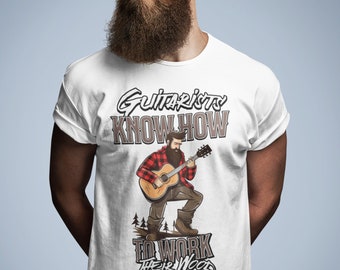 Acoustic Guitar Shirt, Witty Guitar Teacher Gift, Guitar T-shirt