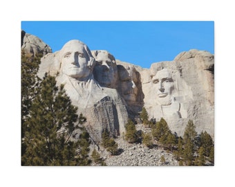 Mount Rushmore Canvas Wall Art