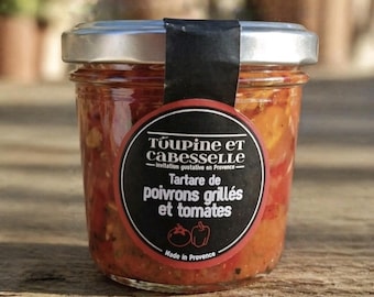 Tartinable d'été,  petit pot de 90g / 100g, poivrons, olive, artichaut, apero, aux choix ! Apéro gourmand.