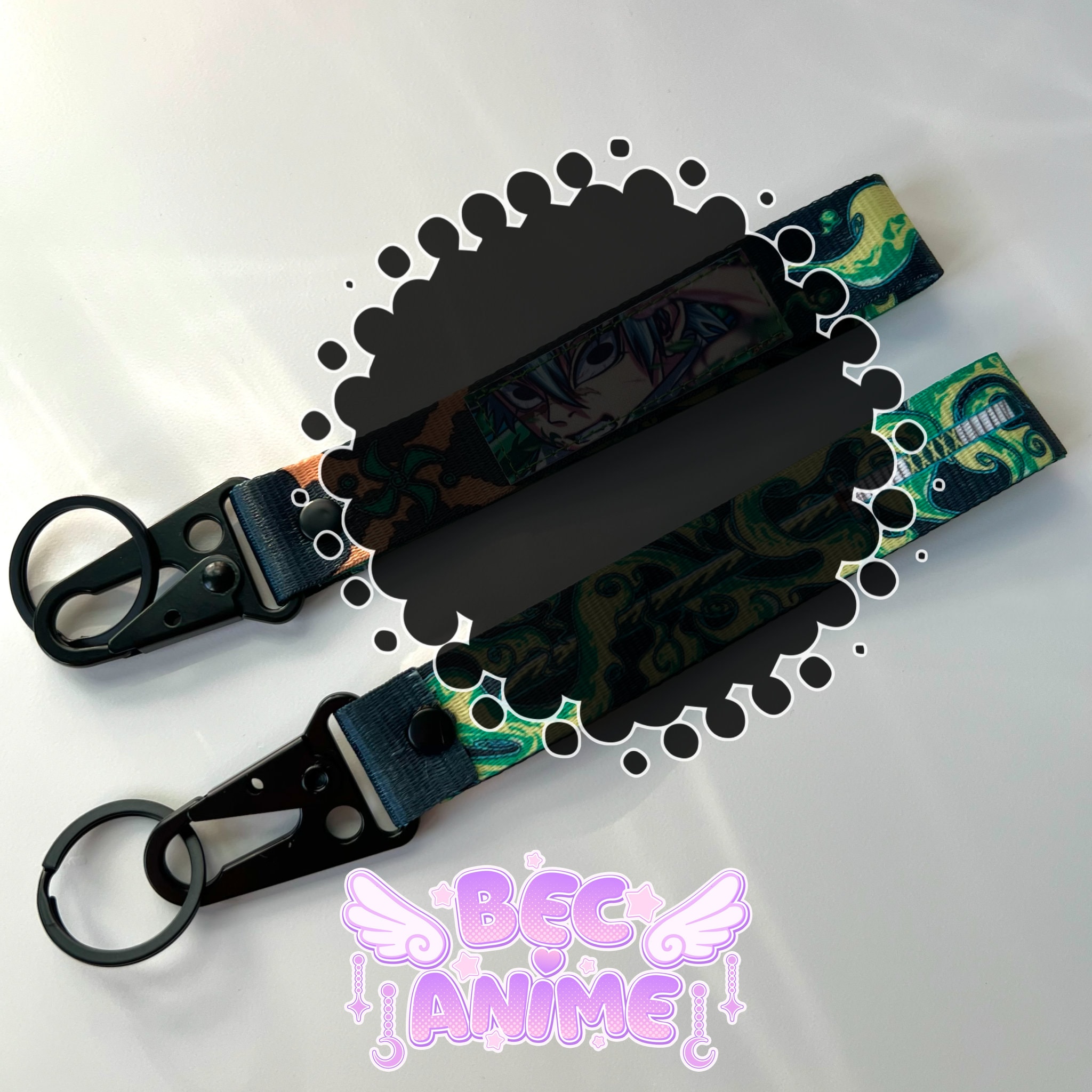 Anime-Inspired Wrist Lanyard | Keychain | Key Holder