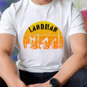 Landman Oil Rig Worker T-Shirt, Oil Field Worker Sweatshirt Or Hoodie Oil Rig Worker, Oil Man Shirt, Retro Oil Rig Shirt, Gift For Men.