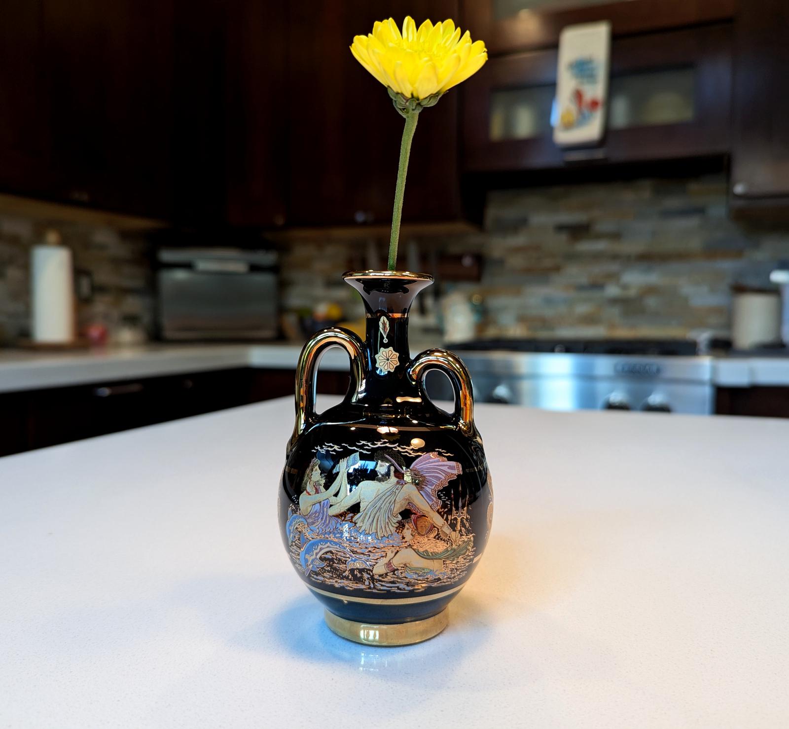 Greek 24k Gold Vase - Etsy