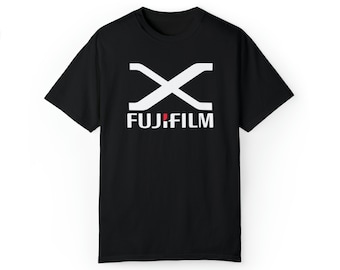 Fujifilm X Photographer gift, Photography Camera Lover Gift, Digital Camera Gift, Heavyweight Oversized Unisex Garment-Dyed T-shirt