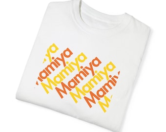 Mamiya Camera Logo Graphic - Heavyweight Garment-Dyed Unisex T-shirt
