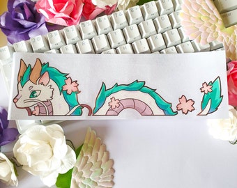 Dragon Haku Peeker | Cute Bumper Sticker | UV resistant Waterproof anime art car decal laptop