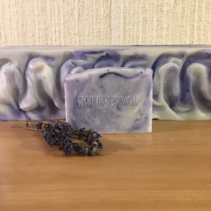 Lavender Cream Glycerine Soap, Traditional Moisturizing Soap, Gifts for Mom