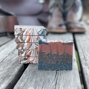 Mahogany Handmade Soap, Men’s’ Bar Soap, Moisturizing Glycerine Soap
