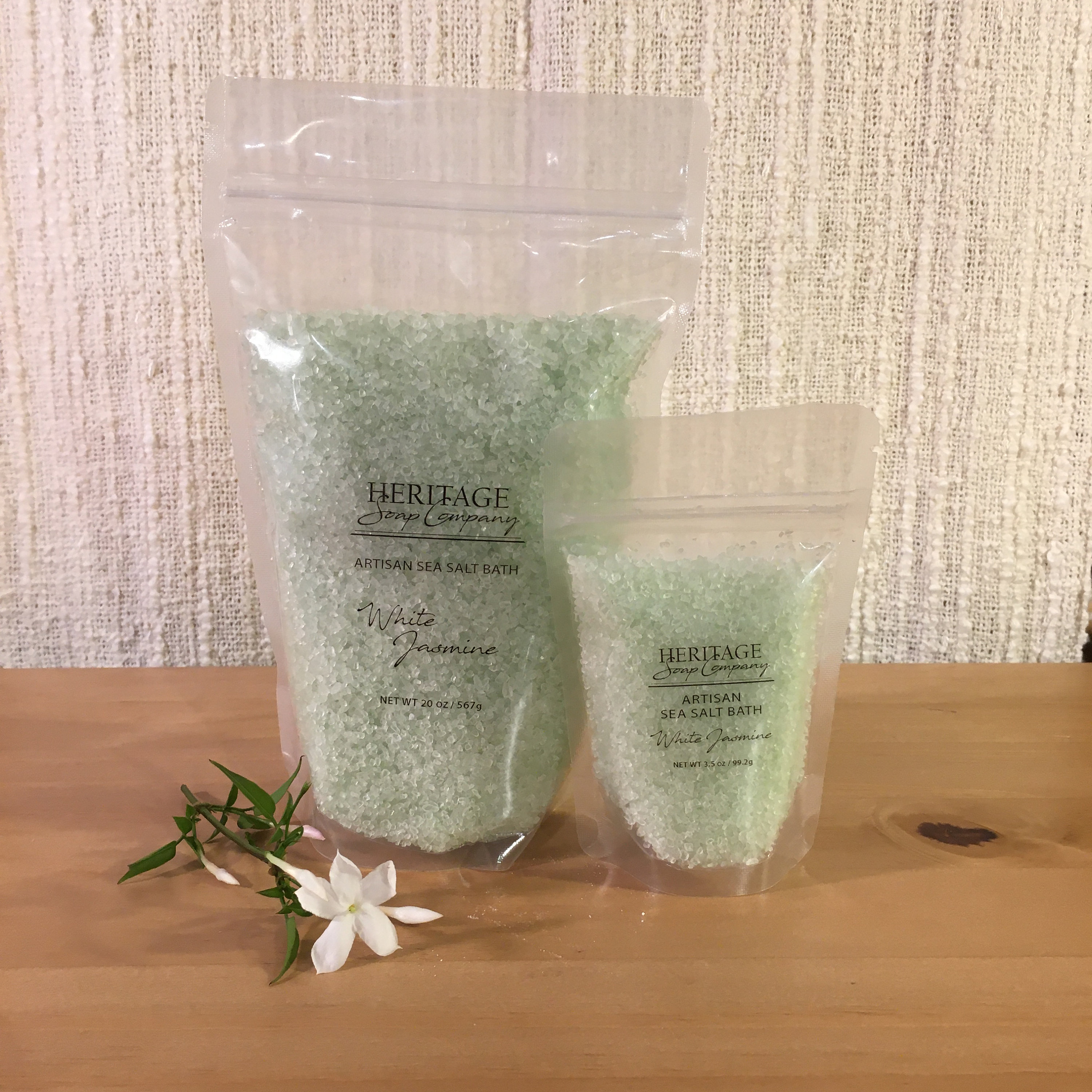 White Jasmine Bath Salt - Etsy