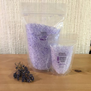 Lavender Therapeutic Bath Soak with Epsom Salts, Purifiing Bath Soak, Relaxing Bath Salt