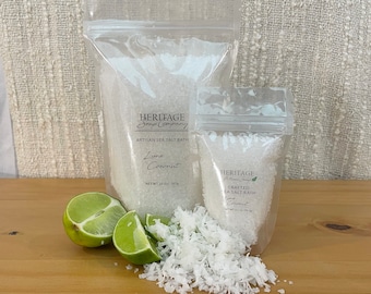 Lime Coconut Bath Salt