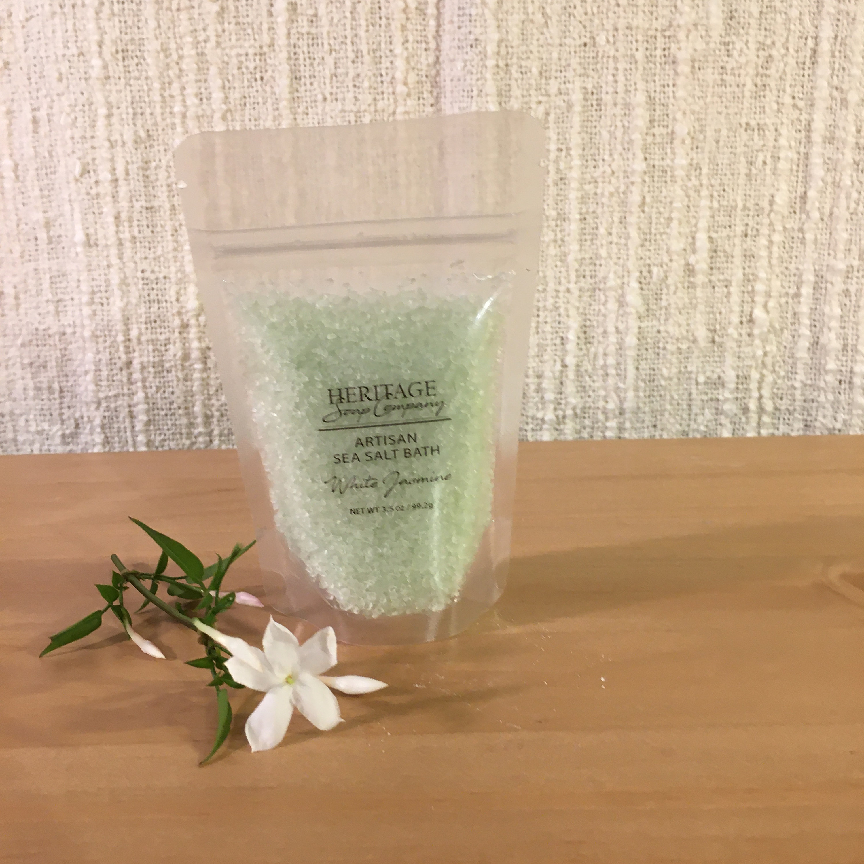 White Jasmine Bath Salt - Etsy