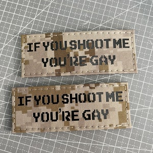 4X1.5in  One piece Custom IYSMYG patch IR patch Infrared Reflective Patches Military patches Tactical patches laser cut patch morale patch
