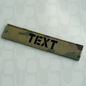 5X1in Custom Callsign patch IR patch Infrared Reflective Patches Military patches Tactical patches laser cut patch morale patch