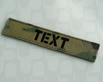 5X1in Custom Callsign patch IR patch Infrared Reflective Patches Military patches Tactical patches laser cut patch morale patch
