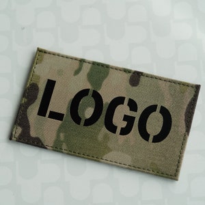 3X5in Custom Callsign patch IR patch Infrared Reflective Patches Military patches Tactical patches laser cut patch morale patch