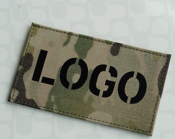 Custom Callsign IR Patch, Laser Cut Military Tactical Morale Patch (3x5in)