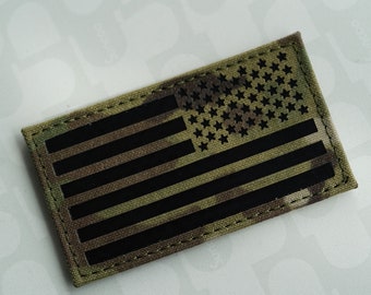 US Flag IR Patch Set - Infrared Reflective Military Morale Patch