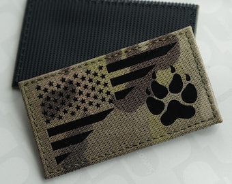 US Flag IR Patch, Military Tactical Morale Patch (3.5x2in)