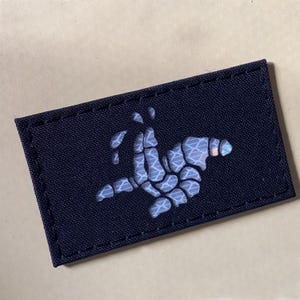 3.5X2in Custom patch, Squirt And Finger patch,  IR patch  Military patches Tactical patches laser cut patch morale patch