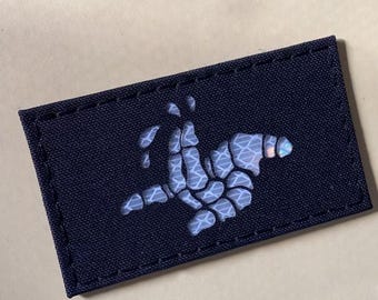 Squirt And Finger Laser Cut IR Patch, Tactical Morale Patch (3.5X2in)