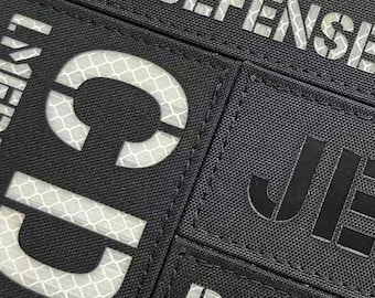 Custom Security Patch, Personalized laser cut patch, IR Tactical Patch, Uniform Identification Patch, Reflective Hook Patch