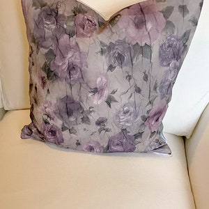 Handmade Artisan Cushion  Roses-  20x20