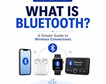 Bluetooth Guide for Beginners | How Bluetooth Works, Wireless Connections (Digital PDF)
