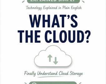 Beginner Cloud Storage Guide | Simple Technology Explanation (Digital PDF)