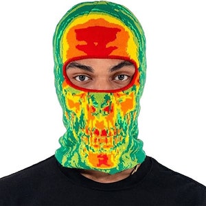 Balaclava Knitted Full Face Cover Ski Mask Winter Windproof Neck Warmer Thermal Cycling for Men Women One Size Fits Most