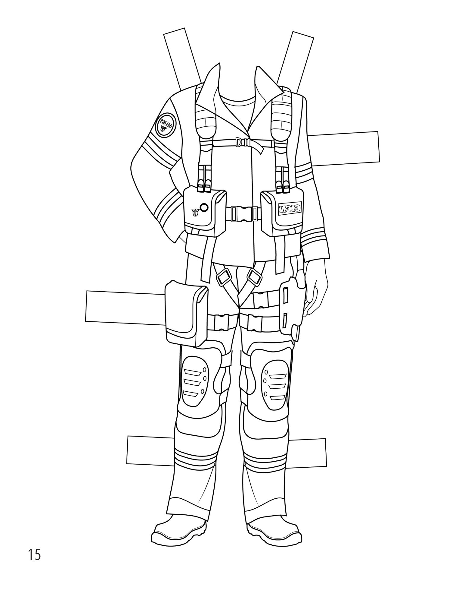 Boy Superhero Paper Dolls Coloring Paperdoll Clothes Superhero Suit ...
