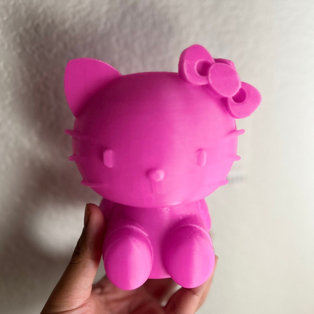 3d-printed Standing Hello-kitty Planter Indoor Pot for Plants - Etsy