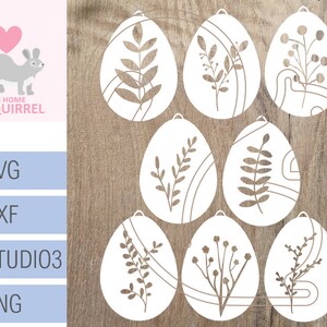 Ciondolo uovo di Pasqua filigrana silhouette plotter file bundle modelli svg file plotter di Pasqua file di taglio pasqua papercut cricut cameo uovo