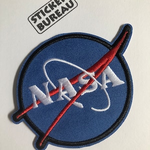 NASA cotton patch, iron on sew on patch