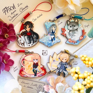 FFXVI Wooden Charms - Afternoon Sweets