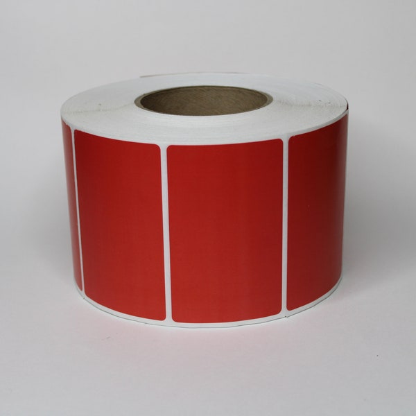Red Thermal Labels Etsy