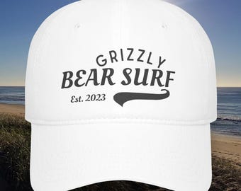 Grizzly Bear Surf Baseball Styles Cap